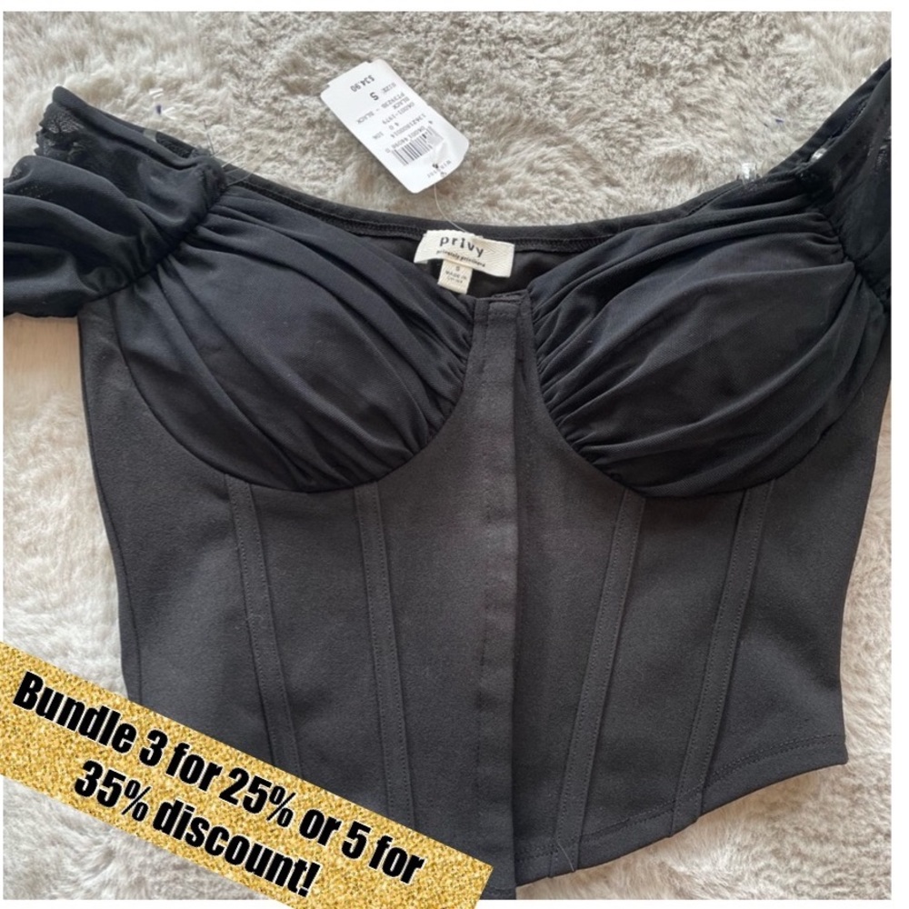 Windsor mesh corset top